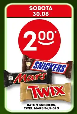 Żabka Baton Snickers, Twix, Mars Mars Inc oferta