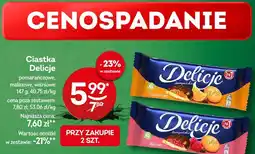 Żabka Ciastka Delicje pomarańczowe oferta