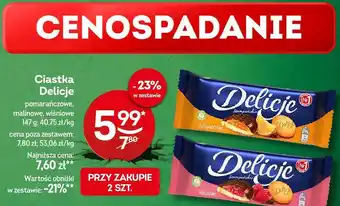 Żabka Ciastka Delicje pomarańczowe oferta