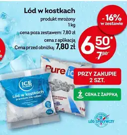 Żabka Lód w kostkach Pure ice oferta
