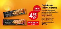 Żabka Zapiekanka Proste Historie z szynką i pieczarkami/z pieczarkami/z kurczakiem oferta