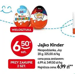 Żabka Jajko Kinder Niespodzianka Joy oferta