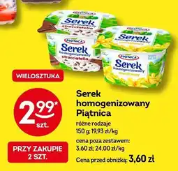 Żabka Serek homogenizowany Piątnica oferta