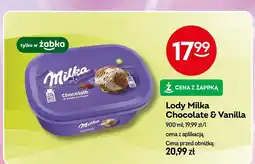 Żabka Lody Milka Chocolate & Vanilla oferta