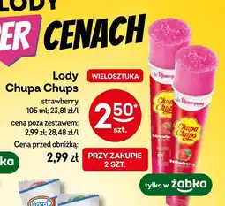 Żabka Lody Chupa Chups strawberry oferta