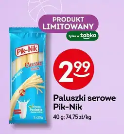 Żabka Paluszki serowe Pik-Nik oferta