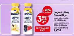Żabka Jogurt pitny Danio Skyr owoce leśne, wanilia oferta
