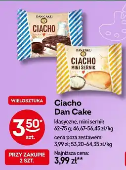 Żabka Ciastko Ciacho Dan Cake klasyczne, mini sernik oferta