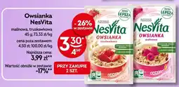 Żabka Płatki Owsianka NesVita malinowa, truskawkowa oferta