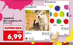 Kaufland Blok rysunkowy A4 Talentus oferta