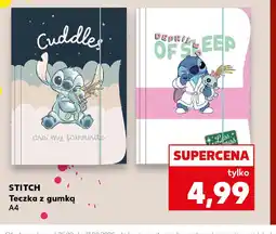 Kaufland Teczka z gumką Stitch oferta