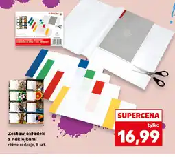 Kaufland Zestaw okładek z naklejkami oferta