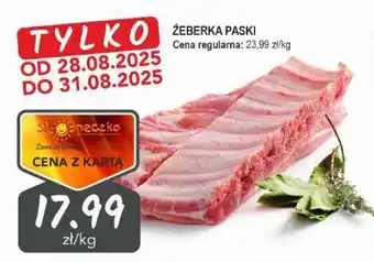 Słoneczko Żeberka paski oferta