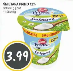 Słoneczko Śmietana primo 12% zott oferta