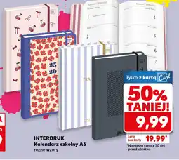 Kaufland Kalendarz szkolny A6 Interdruk oferta