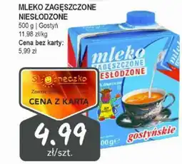 Słoneczko Mleko zagęszczone niesłodzone gostyń oferta