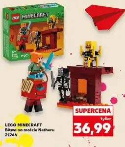 Kaufland LEGO Minecraft Bitwa na moście Netheru 21266 oferta