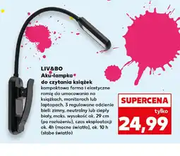Kaufland LIV&BO Aku-lampka do czytania książek oferta