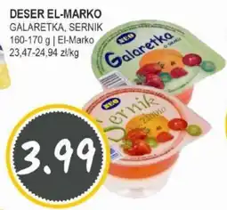 Słoneczko Deser el-marko galaretka, sernik el-marko oferta