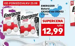 Kaufland Baterie Energizer CR2025 lub CR2032 oferta