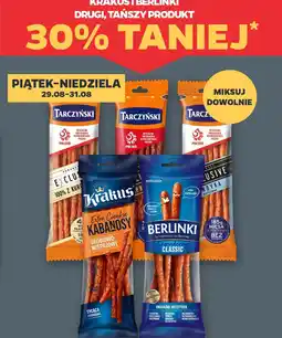 Netto Kabanosy Tarczyński, Krakus i Berlinki oferta