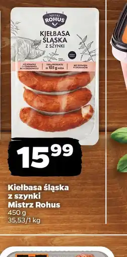Netto Kiełbasa śląska z szynki Mistrz Rohus oferta