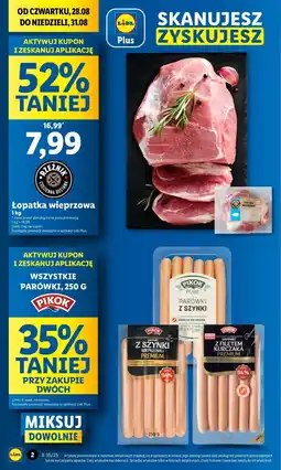 Lidl Łopatka wieprzowa bez kości Rzeźnik Codzienna Dostawa oferta