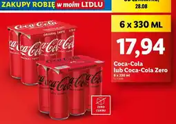 Lidl Napój Coca-Cola Zero oferta