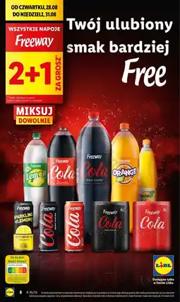 Lidl Napój orange zero Freeway oferta