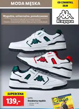 Lidl Sneakersy męskie 41-46 Kappa oferta