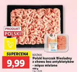 Lidl Mięso mielone z kurczaka Rzeźnik Codzienna Dostawa oferta