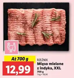 Lidl Mięso mielone z indyka Rzeźnik Codzienna Dostawa oferta