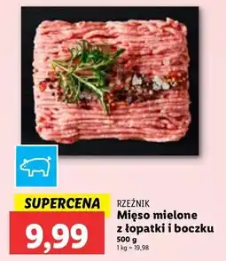Lidl Mięso mielone z łopatki i boczku Rzeźnik Codzienna Dostawa oferta