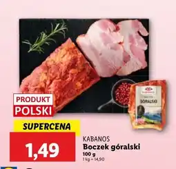 Lidl Boczek góralski Kabanos oferta