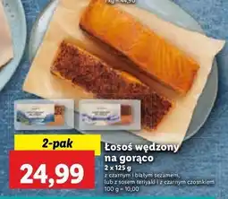 Lidl Łosoś wędzony na gorąco z sosem teriayki i czarnym czosnkiem oferta