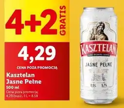 Lidl Piwo Kasztelan Jasne Pełne oferta