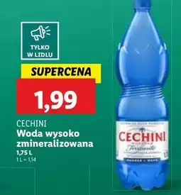 Lidl Woda wysokonasycona Muszyna Cechini oferta