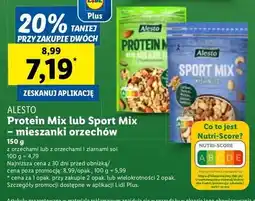 Lidl Mieszanka orzechów sport mix Alesto oferta