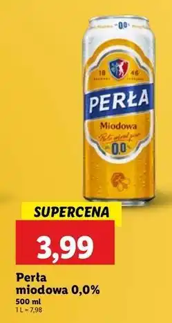 Lidl Piwo Perła Miodowa oferta