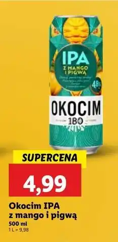 Lidl Piwo Okocim Ipa Mango Z Pigwą oferta
