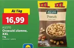 Lidl Orzeszki ziemne smażone solone xxl Alesto oferta