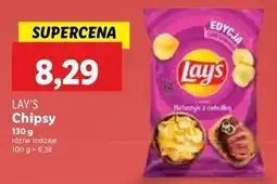 Lidl Chipsy befsztyk z cebulką Lay's oferta