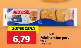 Lidl Mini burgery Dulcesol oferta