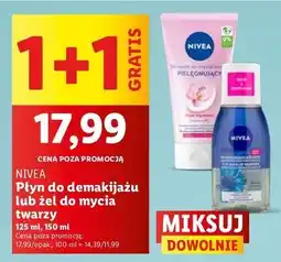 Lidl Żel-krem do mycia twarzy cera sucha i wrażliwa Nivea Face Essentials oferta