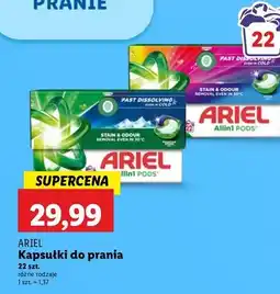 Lidl Kapsułki do prania color Ariel All In 1 oferta