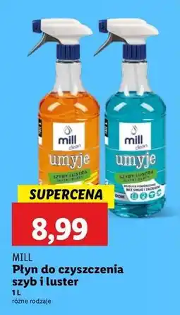Lidl Płyn do mycia szyb luster pomarańcza Mill oferta