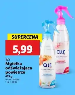 Lidl Mgiełka zapachowa z kuleczkami bryza oceanu Air By W5 oferta