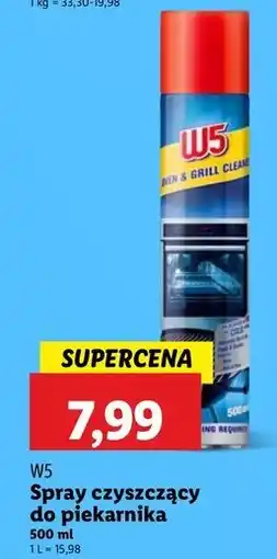 Lidl Spray do czyszczenia grilla i piekarnika W5 oferta