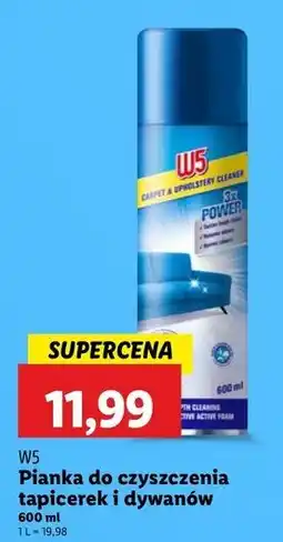 Lidl Pianka do czyszczenia dywanów i obić W5 oferta