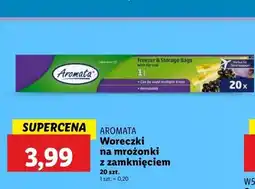 Lidl Woreczki na mrożonki z zamknięciem 1l Aromata oferta